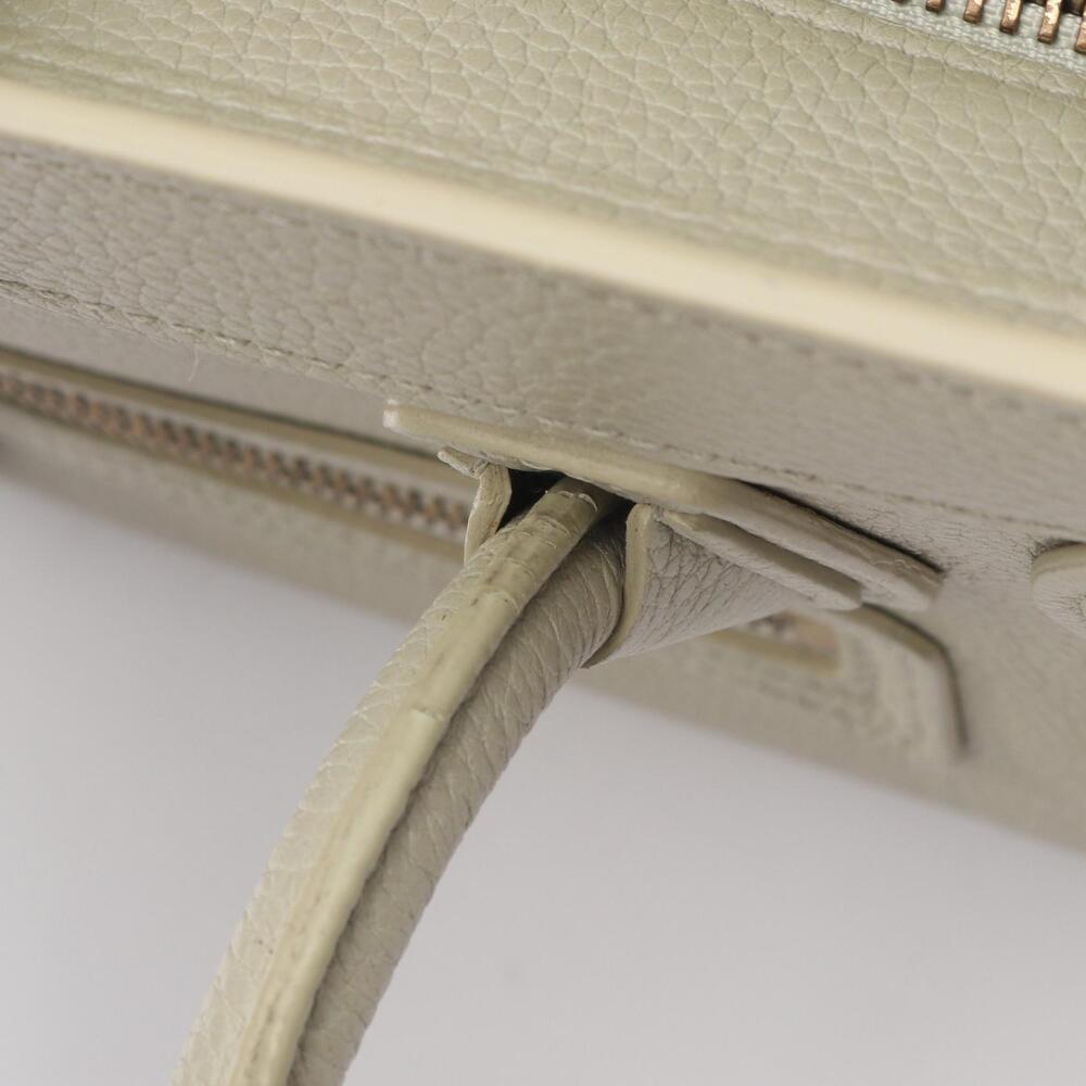 Celine Luggage 2way Shopper Handbag Leather Green - Picture 5 of 9